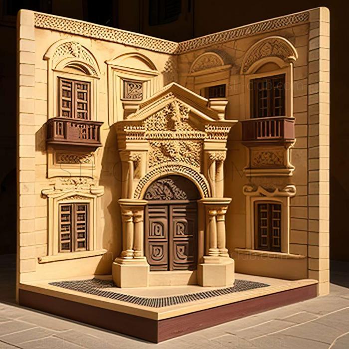 3D model Qormi in Malta (STL)